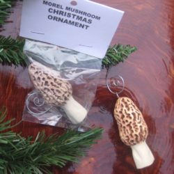 Morel Mushroom Christmas Ornament